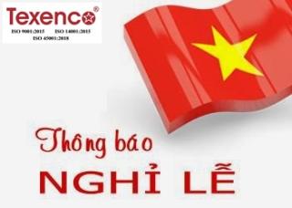 Thông báo nghỉ Lễ Quốc Khánh 2/9