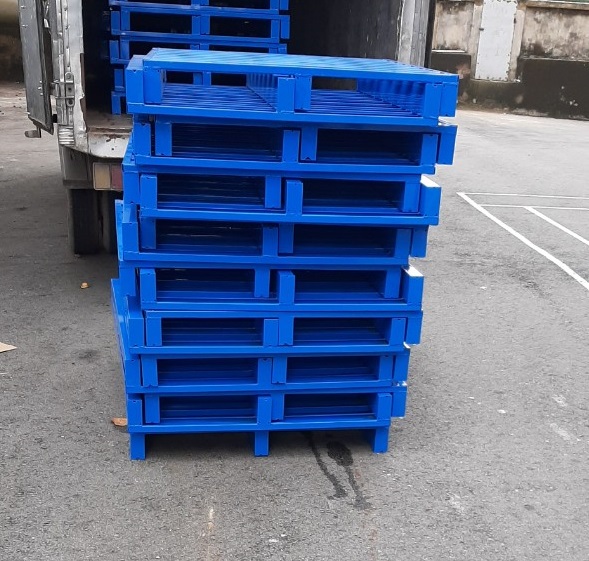 Pallet thép sơn tĩnh điện Pallet thép sơn tĩnh điện